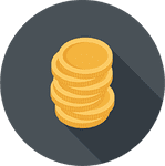 Icon of coins
